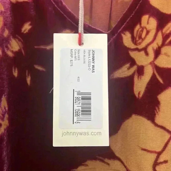 Johnny Was Vida Blouse size XXS NWT - Picture 8 of 12